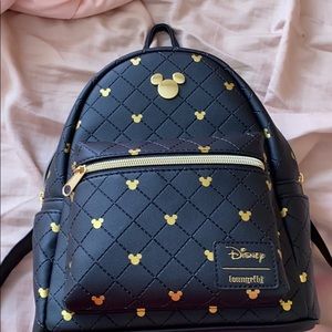 LOUNGEFLY MICKEY MOUSE QUILTED MINI BACKPACK